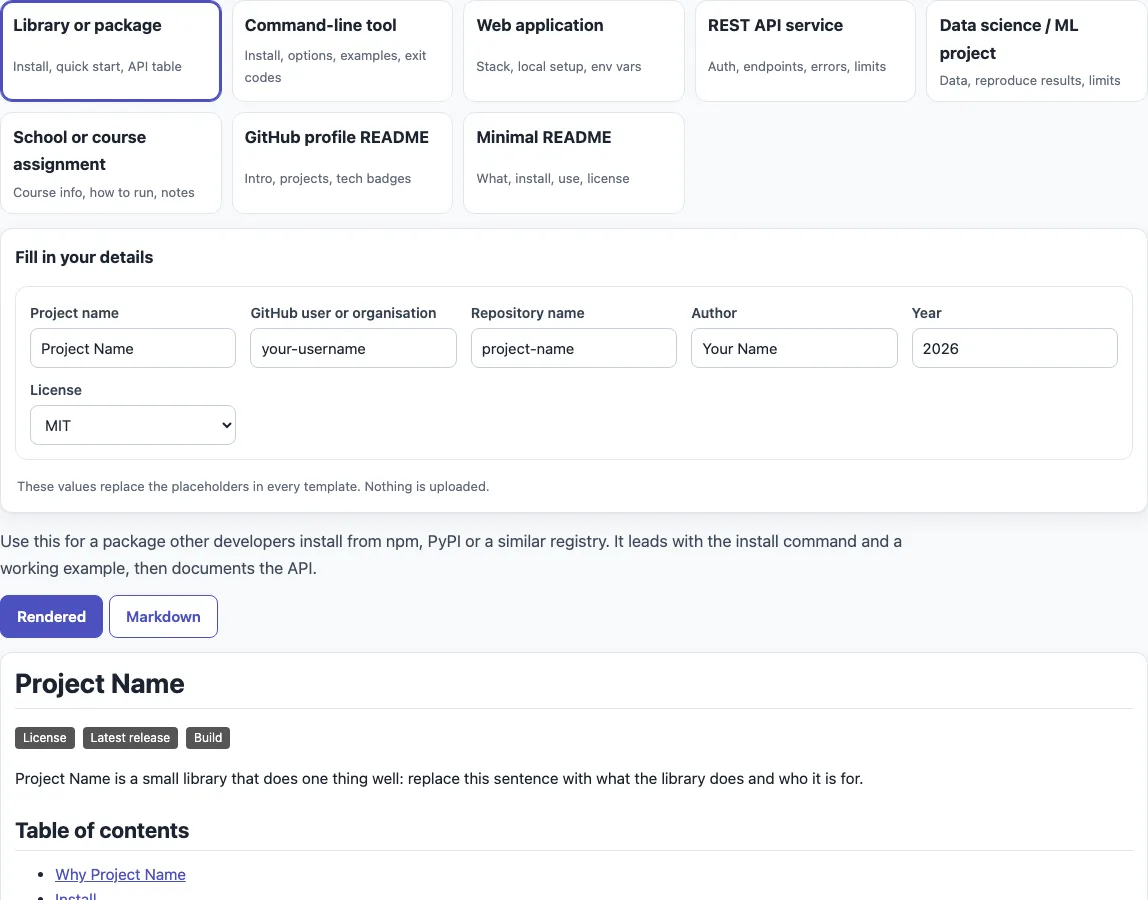 Readme examples example